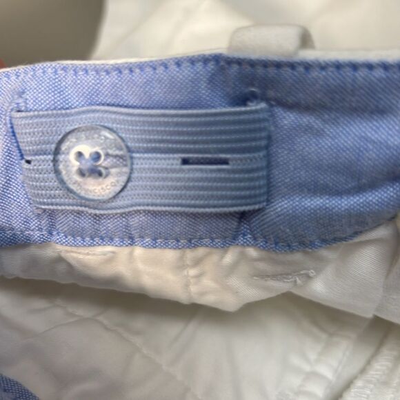 Janie and Jack 100048190 Boy Stretch Twill Pant Adjustable waist NWT White 4 - Picture 3 of 9